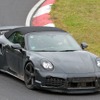 ポルシェ 911 ターボSカブリオレ 改良新型のプロトタイプ