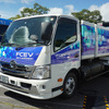 スーパー耐久 in オートポリスに展示されたトヨタのFCEVゴミ収集車