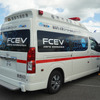 スーパー耐久 in オートポリスに展示されたトヨタのFCEV救急車
