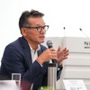 日産のサステナビリティプランを説明するチーフサステナビリティオフィサーである田川専務執行役員