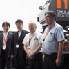 左から中山氏、山本知事、清水市長、村松氏