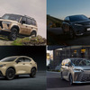 レクサス GX、LBX、LM、NX（左上から時計回りに）