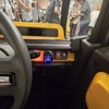 mibotの量産前試作車。2023年1月の東京オートサロンに展示されたモノより完成度がかなり上がっている。