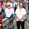 平井敏彦氏（向かって左）と貴島孝雄氏
