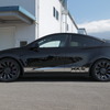 ハイパーマックスS テスラ・モデルY装着例（出荷時車高・フロント：33mmダウン / リア：34mmダウン）