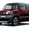 スズキ・クロスビー（TWO TONE）：メロウディープレッドパール×ミネラルグレー2トーンルーフ