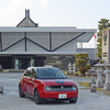 Honda e。鹿児島・加世田の万世特攻平和祈念館にて。