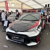 トヨタ GAZOO Racing ブースでは様々なモータースポーツの取り組み紹介や『GRヤリス』などの車両展示が行われた