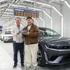 ヒョンデが累計生産台数1億台達成し、EV『アイオニック5』を引き渡した