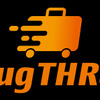 アイシンとキャビックが京都で行う貨客混載プラットフォーム「Lug THRU」のロゴ