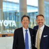 小川TMNA CEO（左）、JoeBen Bevirt, founder and CEO, Joby Aviation CEO（右）
