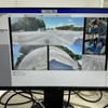 バスに設置したカメラからの映像