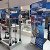ゲドレーのe-Axle分解装置（アウトメカニカフランクフルト2024）