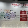 ブースでは「大容量スイープ蓄電システム」も紹介