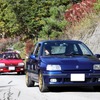 ルノールーテシアを先頭にプジョー205CTI、309GTI