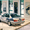 日本画家の加山又造氏によって制作され、1990年にお披露目されたアート車両。ベースはBMW535i