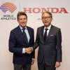 ワールドアスレティックス セバスチャン・コー会長とホンダの三部 敏宏社長
