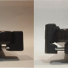 左：FreakMount（従来品）、右：FREAKMOUNT2.0（モデルチェンジ）一般的なシリコンケースを装着したiPhone15 ProをFREAKMOUNTでホールド