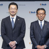 テイ・エス テック 開発技術本部長の鳥羽英二氏（左）と代表取締役社長の保田真成氏（右）