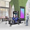 渋谷モディ1階店頭プラザでNetflixで世界独占配信中のバイクアクションSFアニメ『Tokyo Override』に登場するバイクを展示