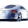 アウディTTコンセプトのデザイン開発スケッチ