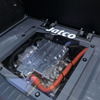 日産 マーチ試作車に搭載されたジヤトコの超小型eアクスル（コンセプトモデル）