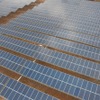 ロジャナ工業団地にある太陽光パネル