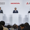 ホンダ、日産自動車、三菱自動車 共同会見