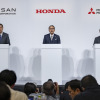 ホンダ、日産自動車、三菱自動車 共同会見