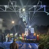 多機能鉄道重機：JR西日本営業線導入時の様子（和歌山線）