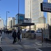 豊洲駅。写真奥が和光市方面、手前が住吉方面、ゆりかもめ豊洲駅は左手