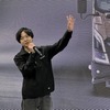 プレスカンファレンスに登壇した、いすゞA&S 経営企画部の青山勝 係長