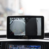 リア映像（左）と別売の車種別サイドカメラ映像（右）