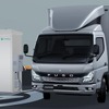 三菱ふそう『eCanter』の使用済みバッテリーを蓄電システムに活用