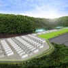 テスラの系統用蓄電池「Megapack」が導入される国内最大級の蓄電所「米原湖東蓄電所」の完成イメージ