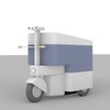 原付サイズの無人配送車両イメージ