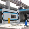 「D-Wash中環南茨木」には、トンネル型洗車機が導入されている
