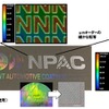 様々なデザインを用いて表現した「NPAC」　N:数重μオーダーの「N」で構成 ／ PAC：幾何学模様やエンボスで作成