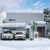 LIXILの積雪地域向けの高強度カーポート「カーポートSC 3000」