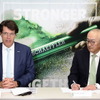 シェフラー・グループCEO クラウス・ローゼンフェルト氏とシェフラージャパン 代表取締役 CEO 田中昌一氏