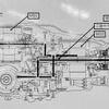 TH2B（ストロングハイブリッド用トランクアクスル）のトルクフローを示した図