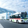 HVO燃料で走行するいすゞのバス
