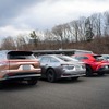 トヨタ クラウン（左から、エステート、セダン、スポーツ、クロスオーバー）