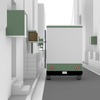 配送車両が自動で荷物を届ける様子