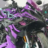 『ストリートファイター6』とコラボレーションした『GSX-8R Tuned by JURI』（大阪モーターサイクルショー2025）