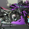 『ストリートファイター6』とコラボレーションした『GSX-8R Tuned by JURI』（大阪モーターサイクルショー2025）