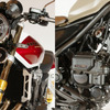 ホンダ CB1300スーパーフォア SP ファイナルエディション（左）と、レブル250 Eクラッチ（右）