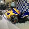 東京都庁に展示されたフォーミュラEマシン（2月）