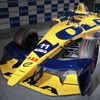 東京都庁に展示されたフォーミュラEマシン（2月）