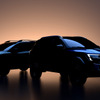 日産のインド向け新型Bセグミニバン（左）と新型CセグSUV（右）
